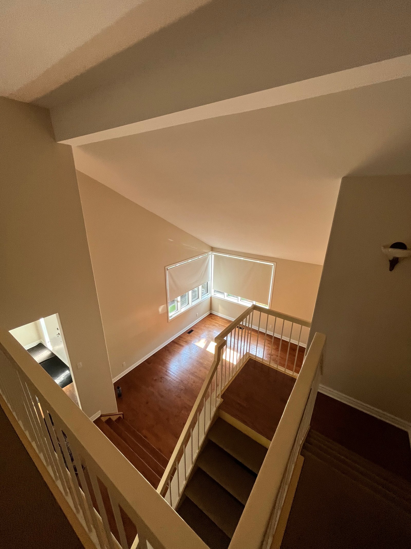 Staircase & trim painting — detailed finishing